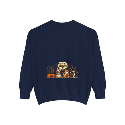 Halloween Cats & Pumpkins Sweatshirt