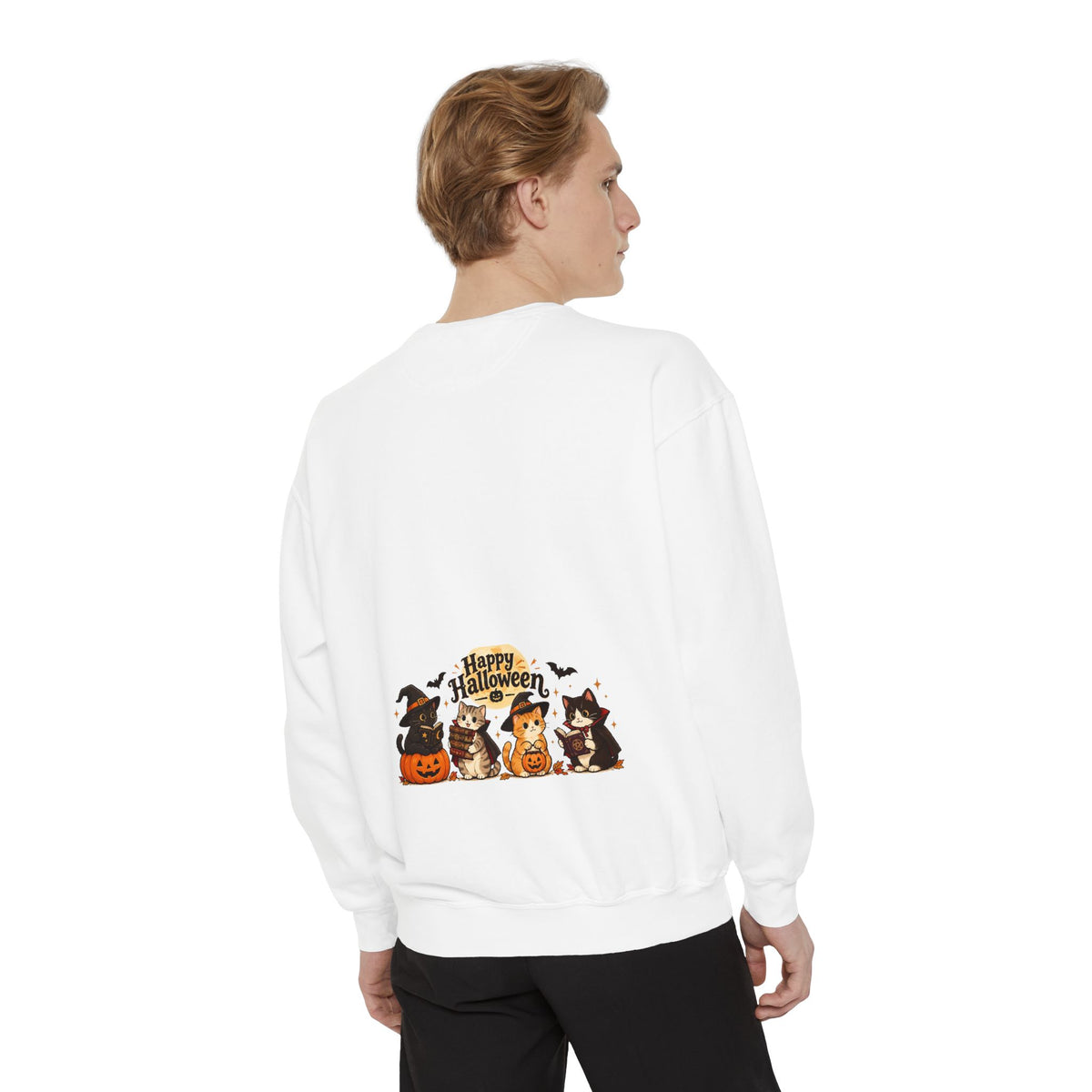 Halloween Cats & Pumpkins Sweatshirt