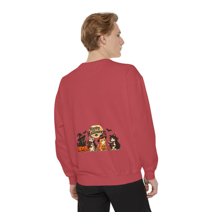 Halloween Cats & Pumpkins Sweatshirt
