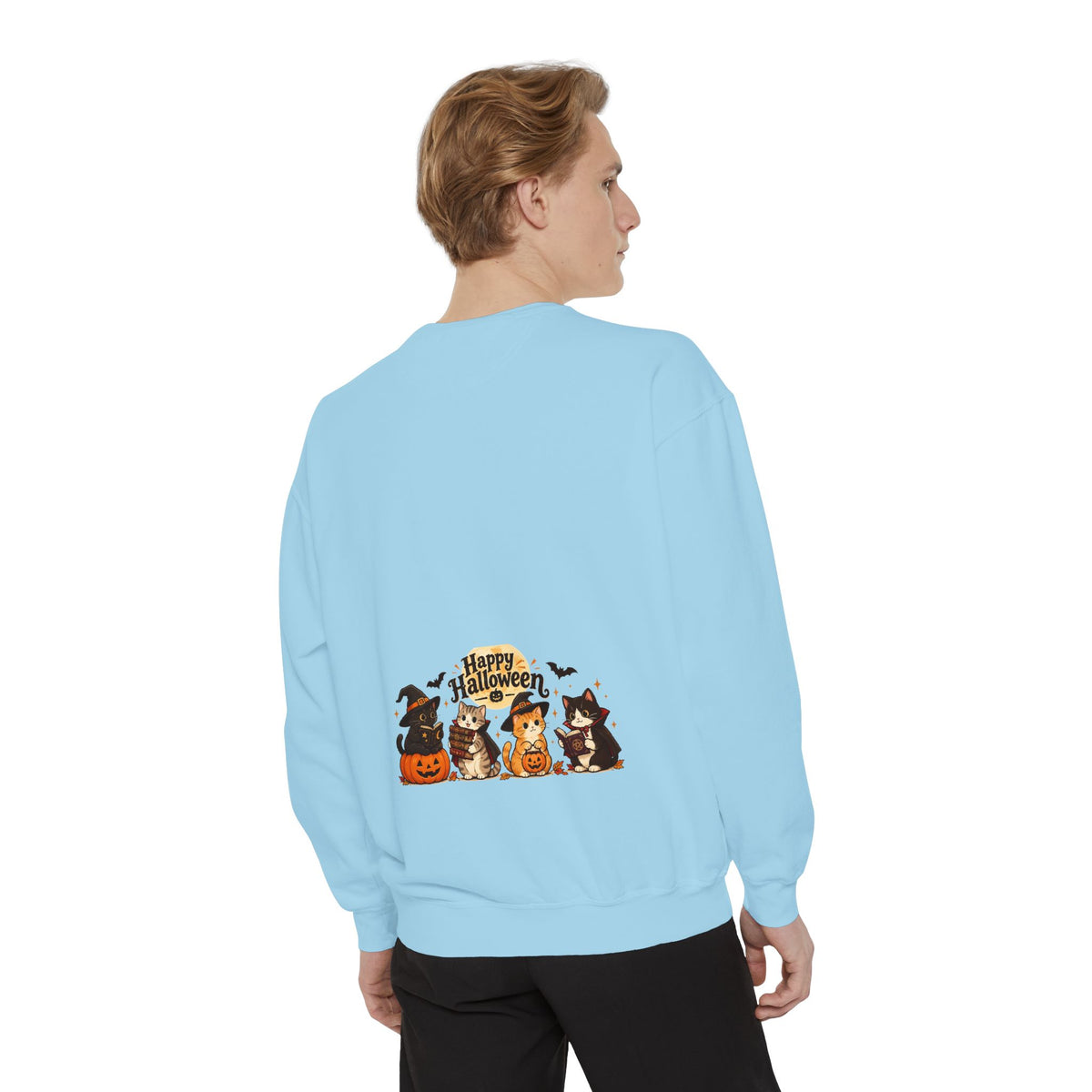 Halloween Cats & Pumpkins Sweatshirt