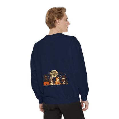 Halloween Cats & Pumpkins Sweatshirt