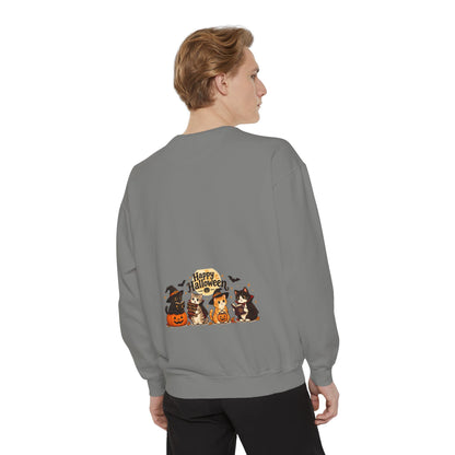 Halloween Cats & Pumpkins Sweatshirt