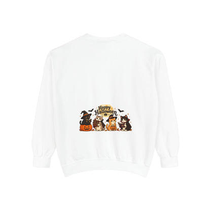 Halloween Cats & Pumpkins Sweatshirt