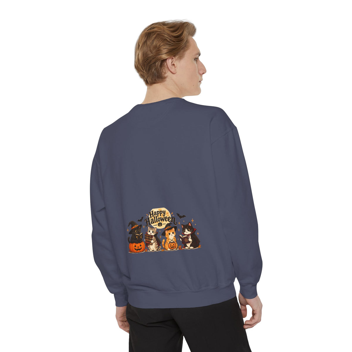 Halloween Cats & Pumpkins Sweatshirt