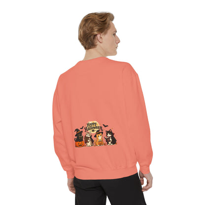 Halloween Cats & Pumpkins Sweatshirt